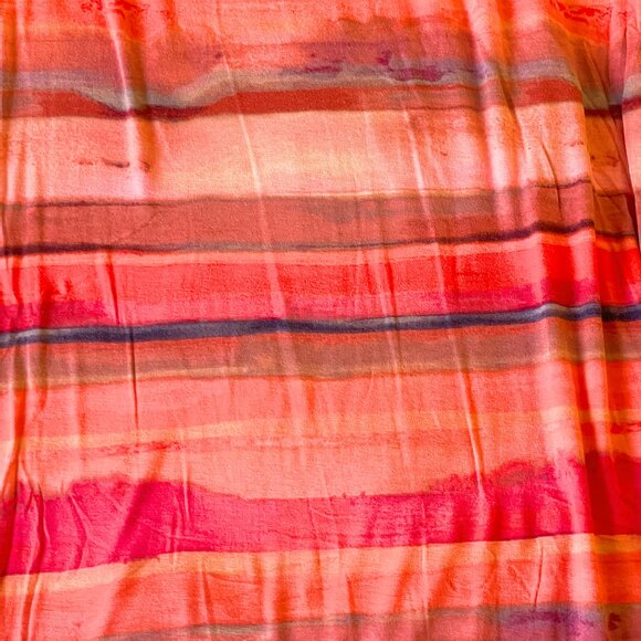 a.n.a. WOMEN's 2X contemporary Pinks and Peaches MAXI Skirt - Picture 2 of 4